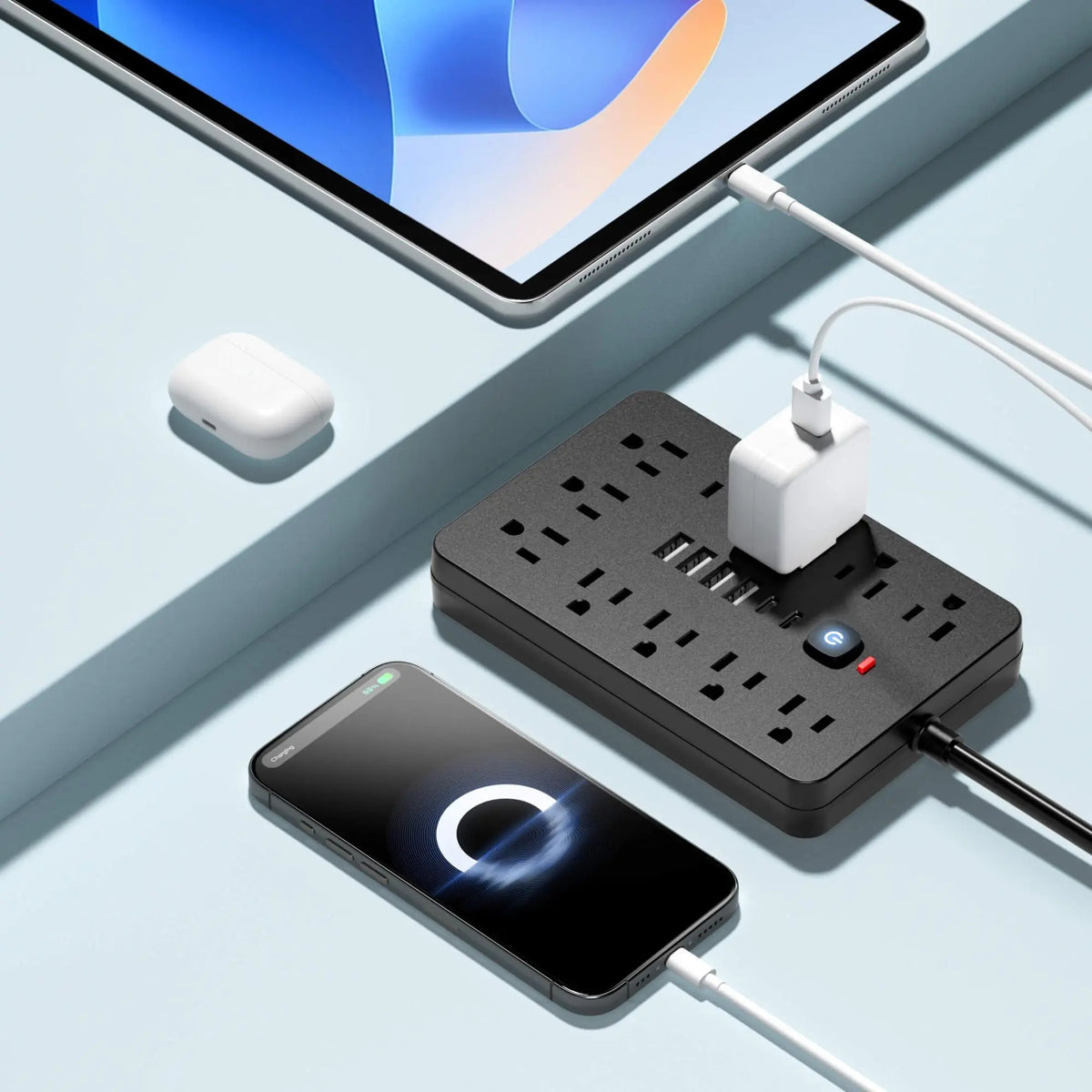 Surge Protector Power Strip | 17-in-1 with USB & Type-C