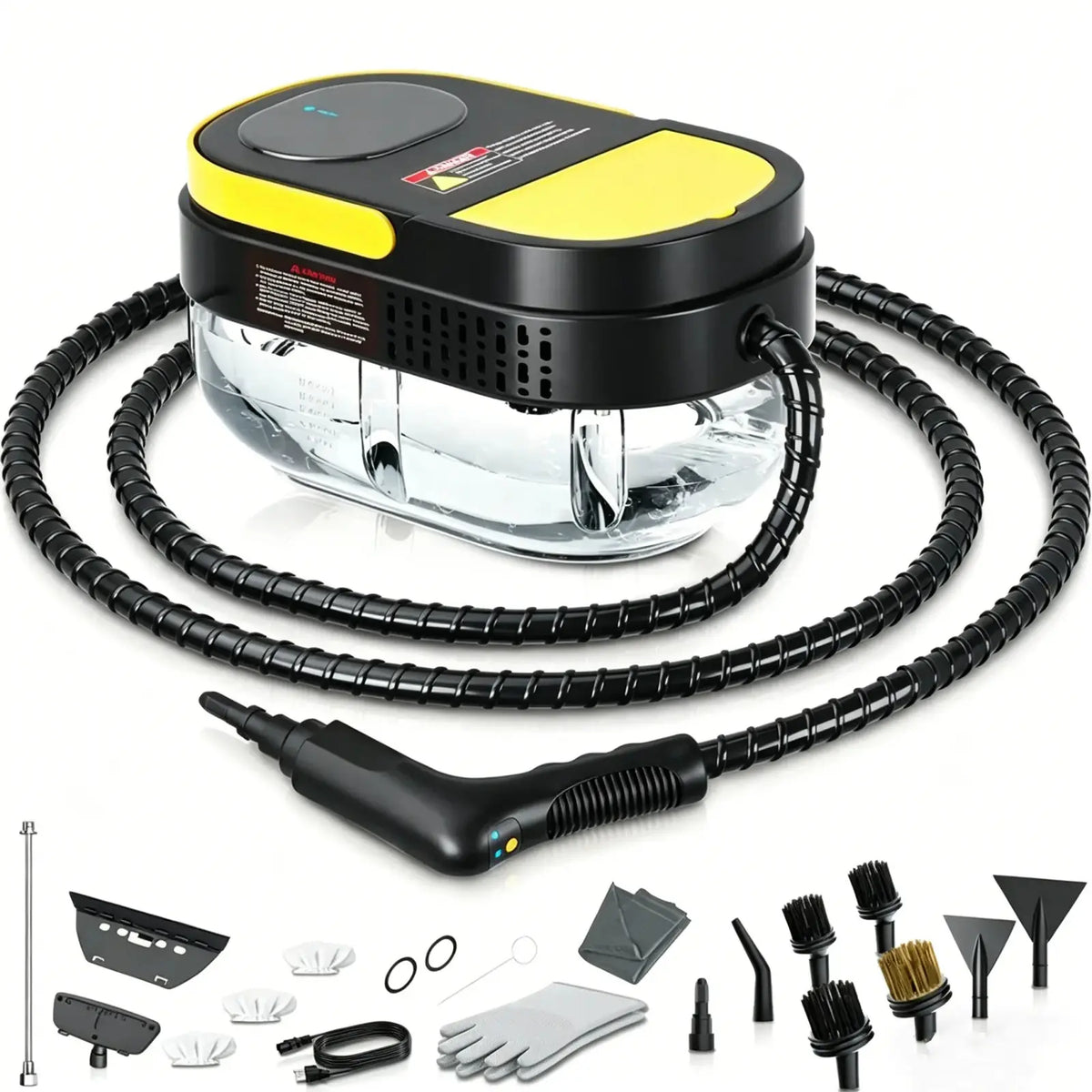 Portable Steam Cleaner with 15 Accessories