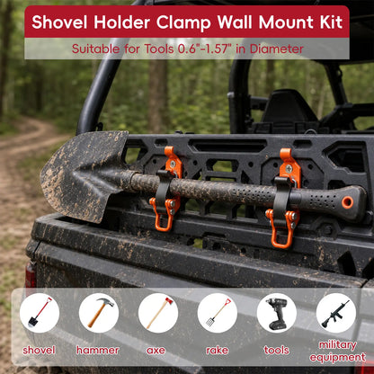 Heavy Duty Shovel Mount for Roof Rack