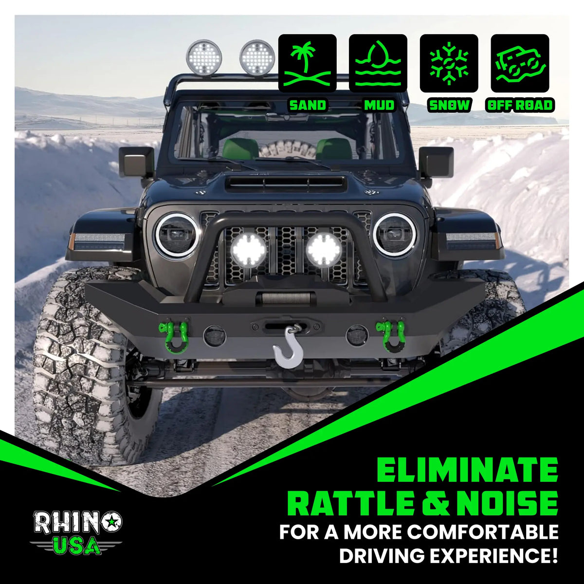 Rhino USA D-Ring Shackles