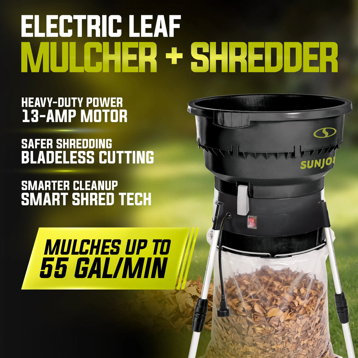Sun Joe Electric Leaf Mulcher & Shredder