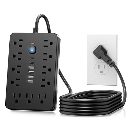Surge Protector Power Strip | 17-in-1 with USB & Type-C