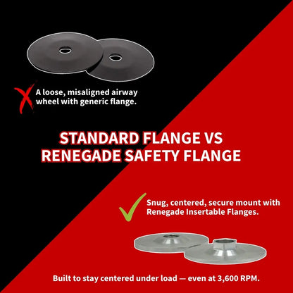 Safety Flanges for Buffing Wheels