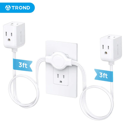 TROND Twin Extension Cord Power Strip
