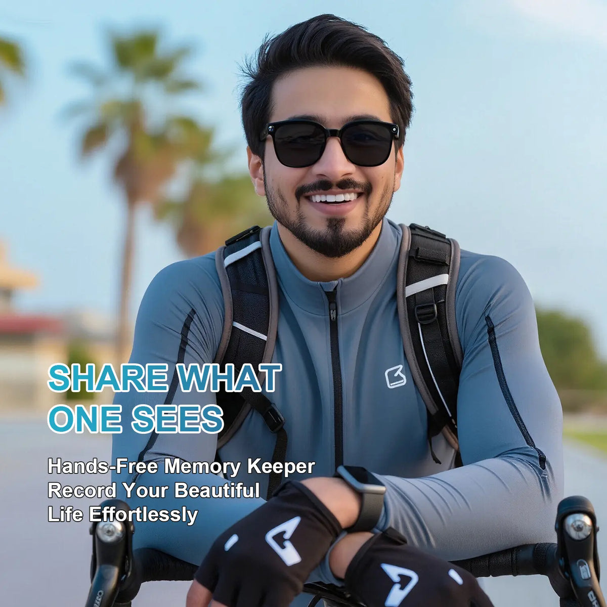 Smart AI Camera Glasses