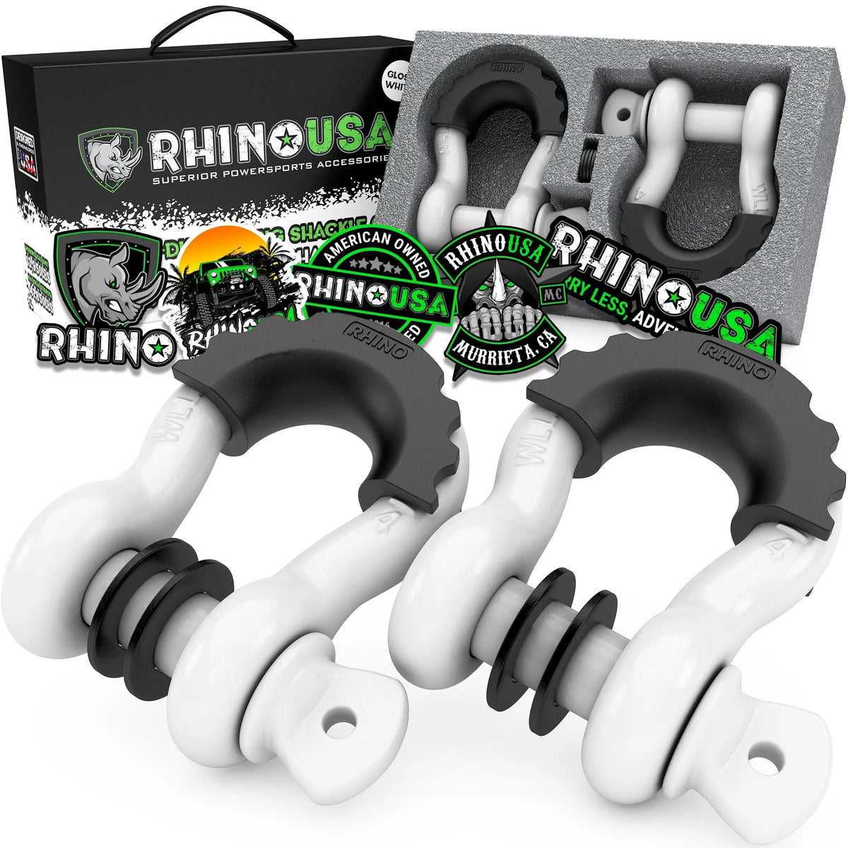 Rhino USA D-Ring Shackles