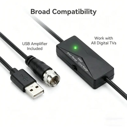 Indoor HD TV Antenna – 4K & 1080P