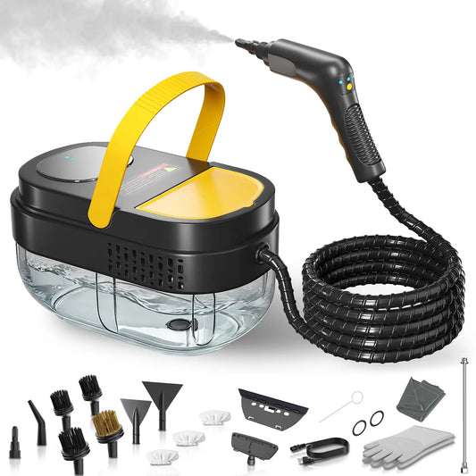 Portable Steam Cleaner with 15 Accessories
