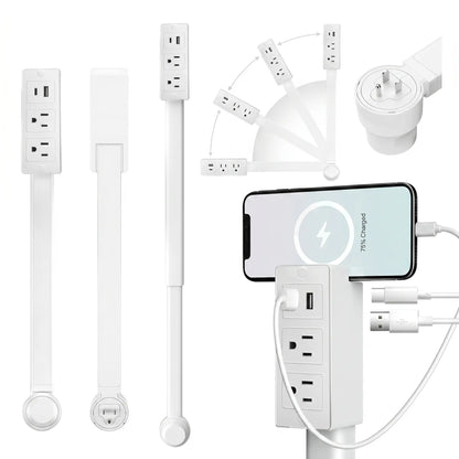 WestDeer Outlet Extender with USB-A & USB-C - 180° Rotatable