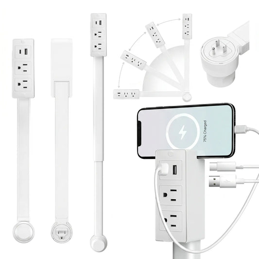 WestDeer Outlet Extender with USB-A & USB-C - 180° Rotatable