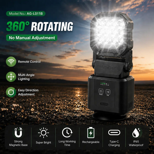 AgriEyes Magnetic Work Light with Remote