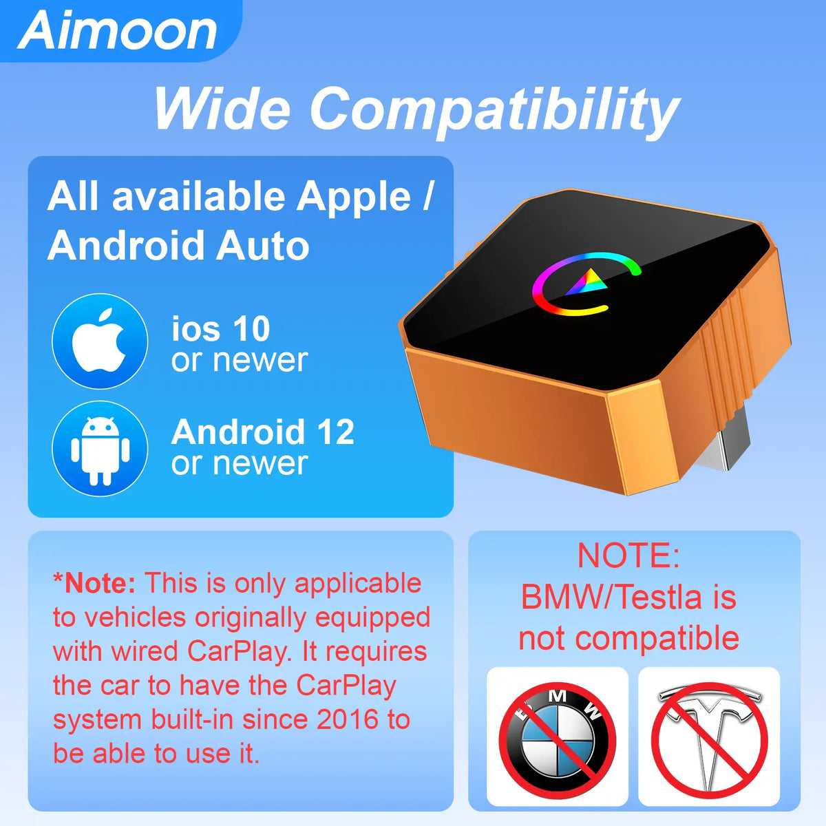 Wireless CarPlay & Android Auto Adapter
