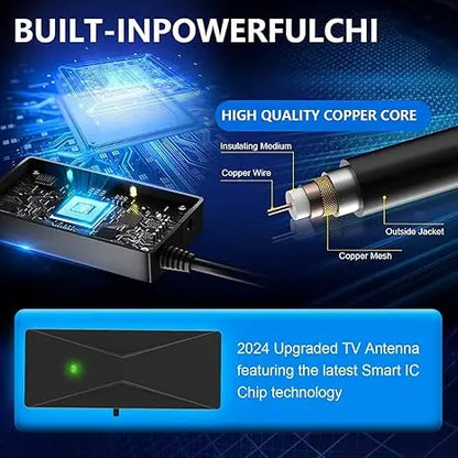 Indoor HD TV Antenna – 4K & 1080P