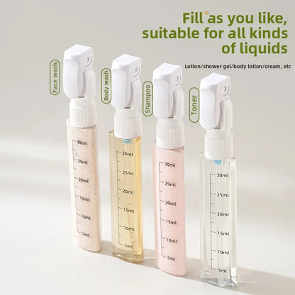 4-in-1 Travel Dispenser Bottles
