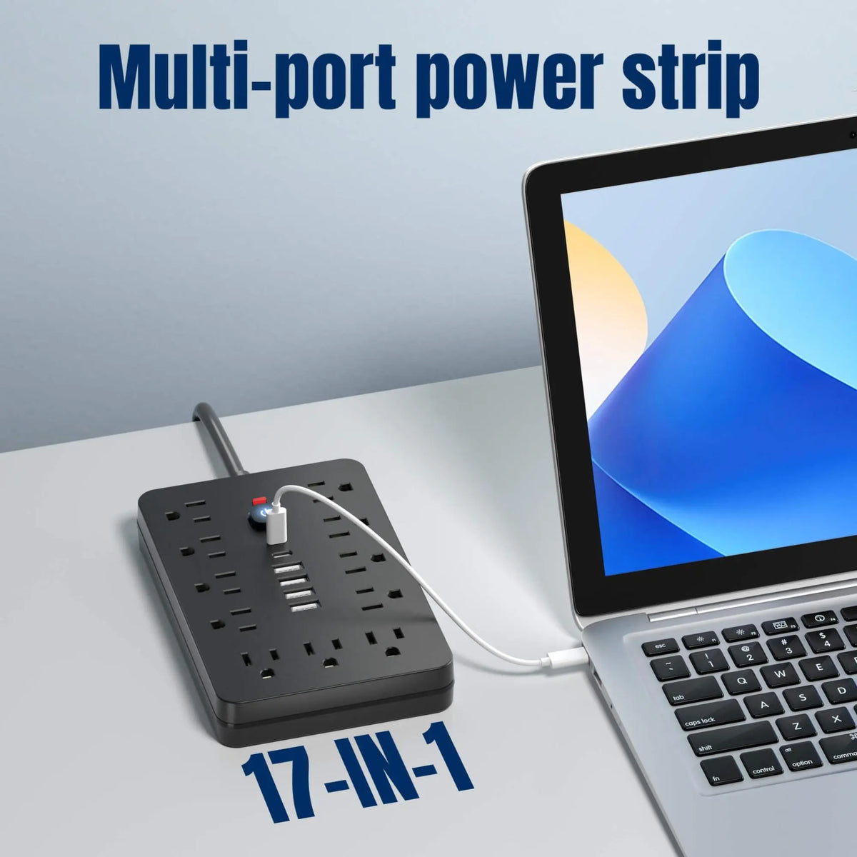 Surge Protector Power Strip | 17-in-1 with USB & Type-C