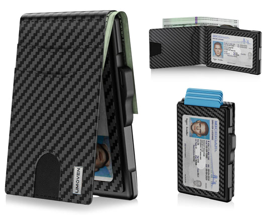 Slim RFID Blocking Leather Wallet for Men