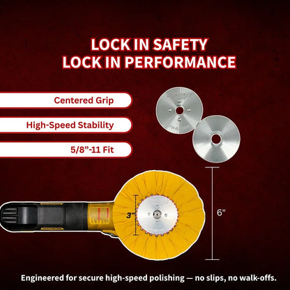 Safety Flanges for Buffing Wheels