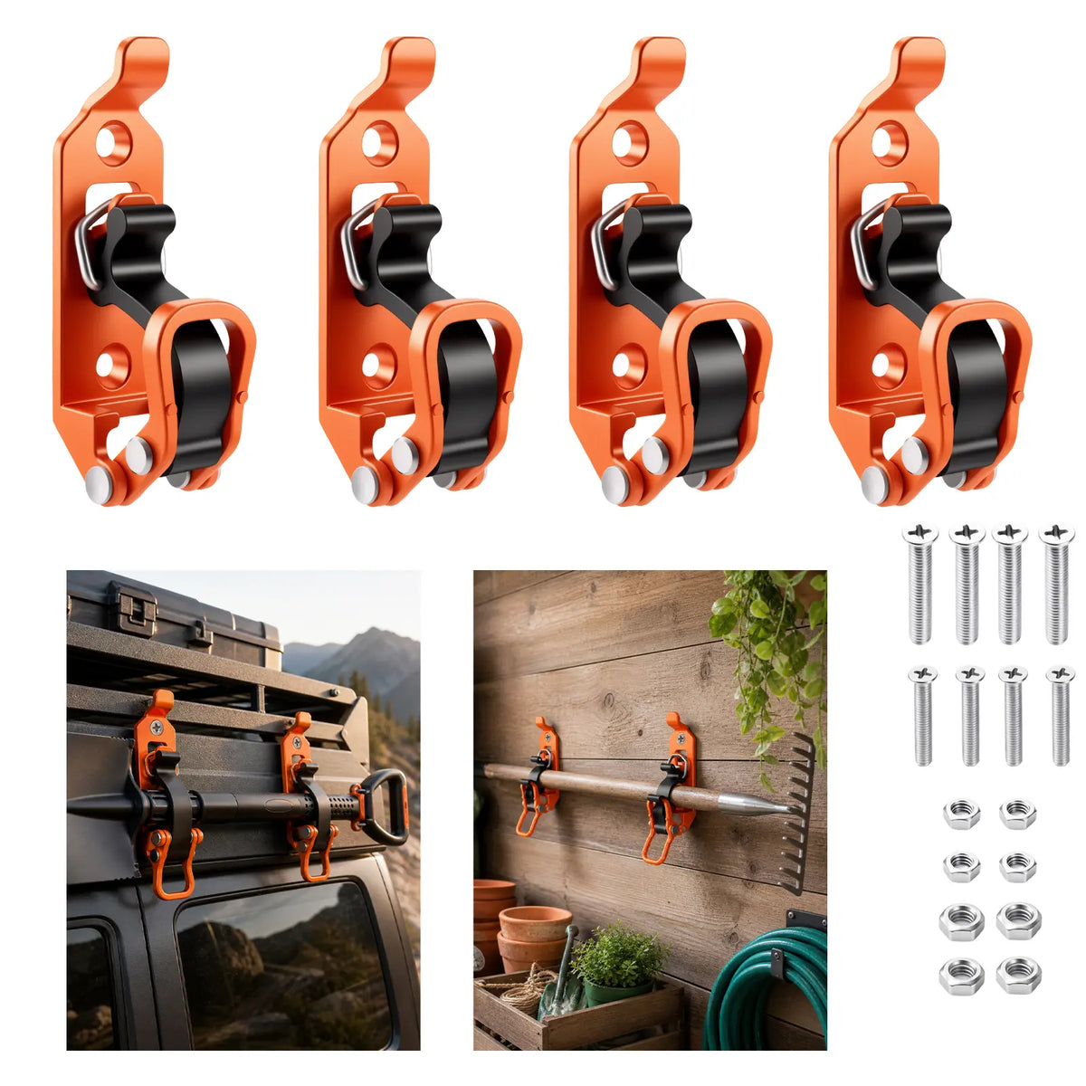 Heavy Duty Shovel Mount for Roof Rack