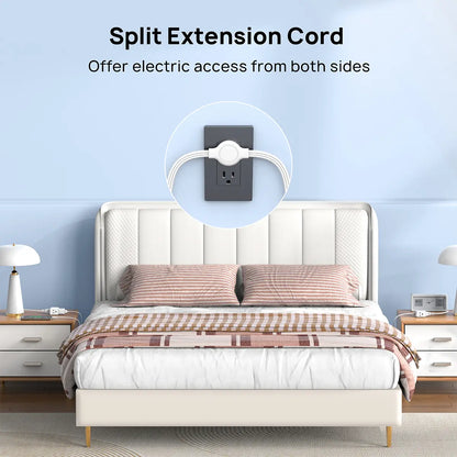 TROND Twin Extension Cord Power Strip