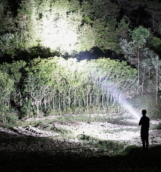 Rechargeable LED Spotlight – 3M Lumens, 4 Modes, Tripod & USB-C