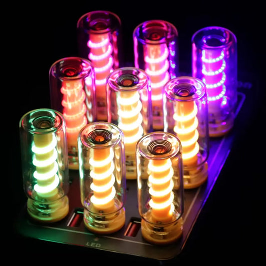 Spiral LED Night Light – USB Touch Dimming