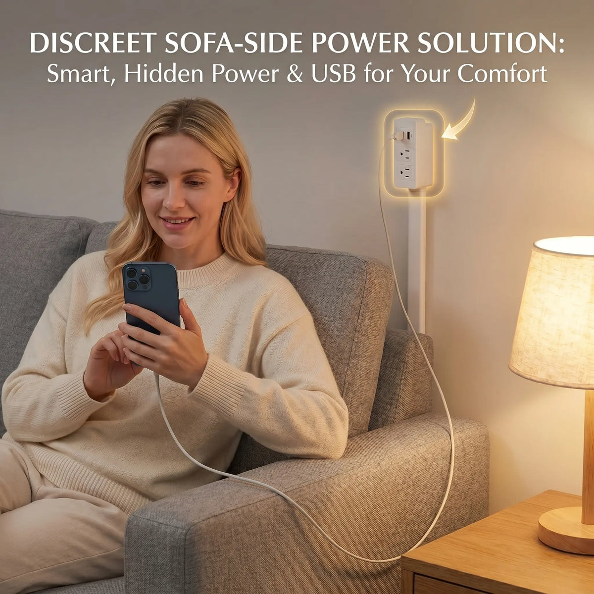 WestDeer Outlet Extender with USB-A & USB-C - 180° Rotatable