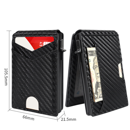 Slim RFID Blocking Leather Wallet for Men