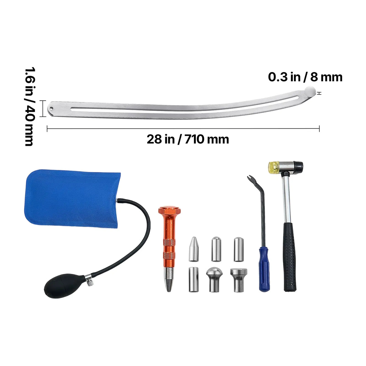 VEVOR Paintless Dent Repair Kit – Car Fender Dent Remover