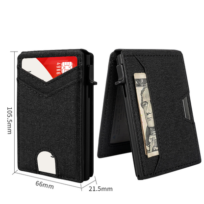 Slim RFID Blocking Leather Wallet for Men