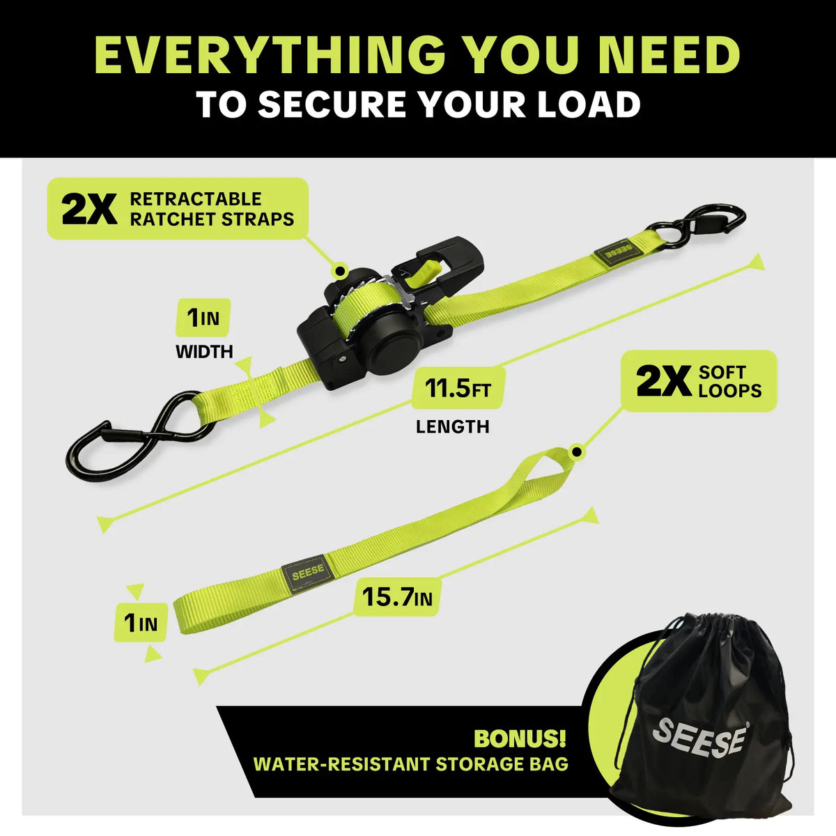 Ratchet Tie Down Straps