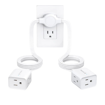 TROND Twin Extension Cord Power Strip