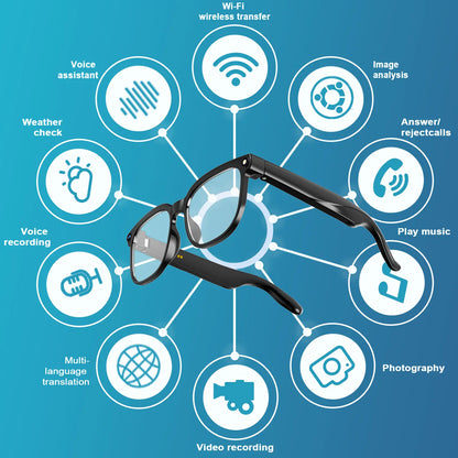 Smart AI Camera Glasses