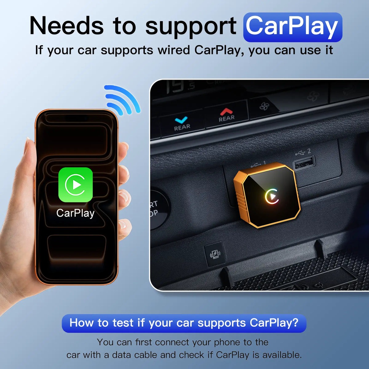 Wireless CarPlay & Android Auto Adapter